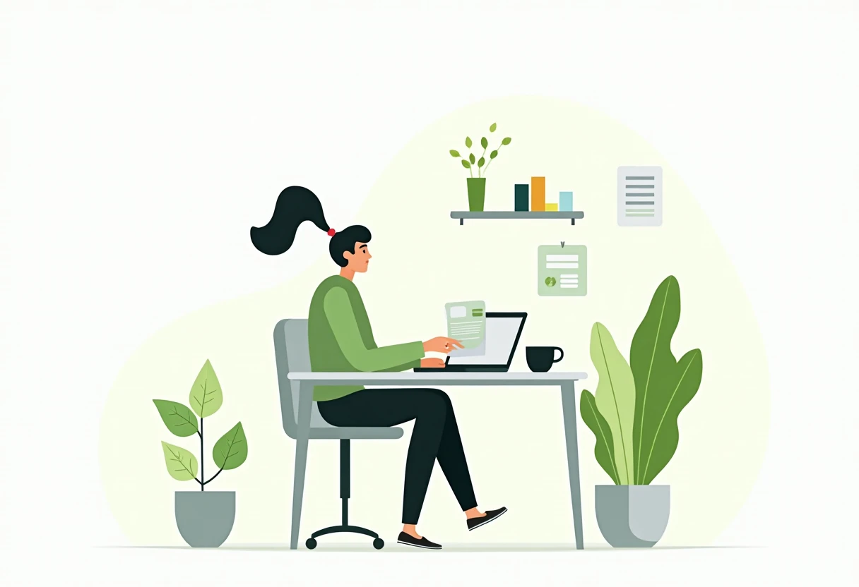 Freelancer reviewing loan options