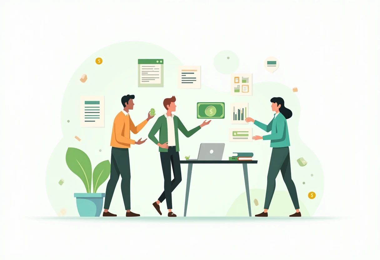 Discusión sobre planes financieros